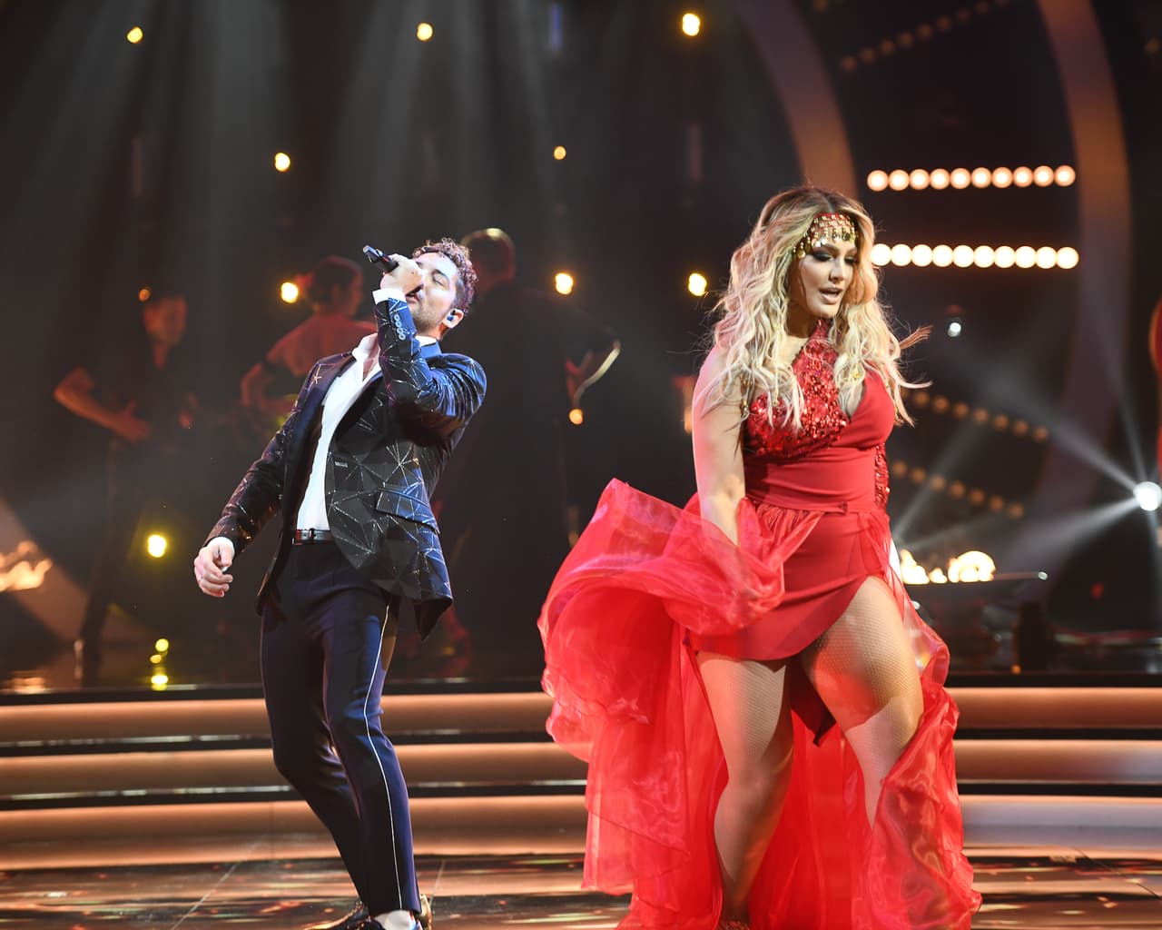 La actual Nuestra Belleza Latina hizo gala de sus mejores pasos con esta melodía.