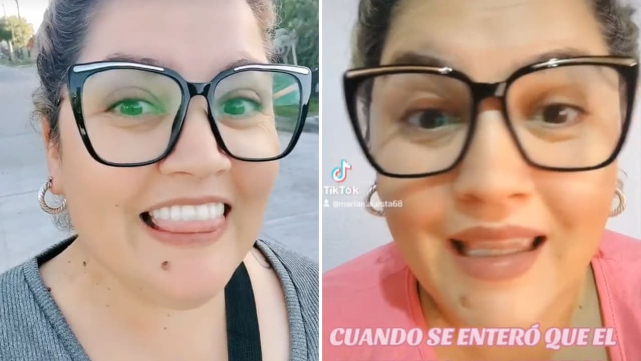 Marian Acosta narra en su cuenta de TikTok anécdotas que sus seguidores le confiesan. No es la protagonista del relato.