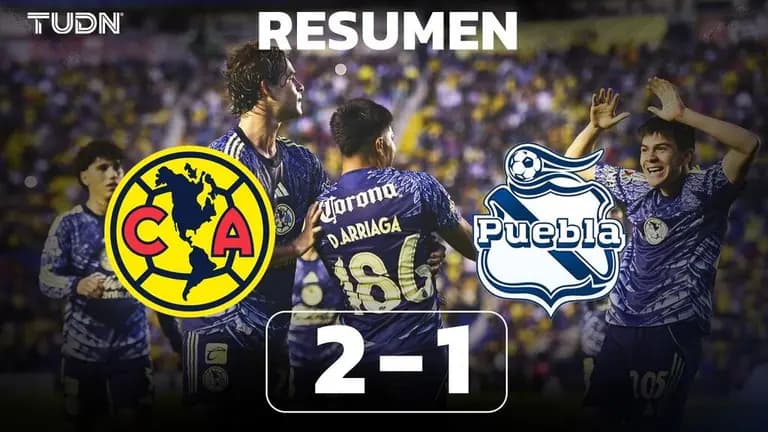 América remonta en amistoso ante Puebla para ganar en el Azulcrema