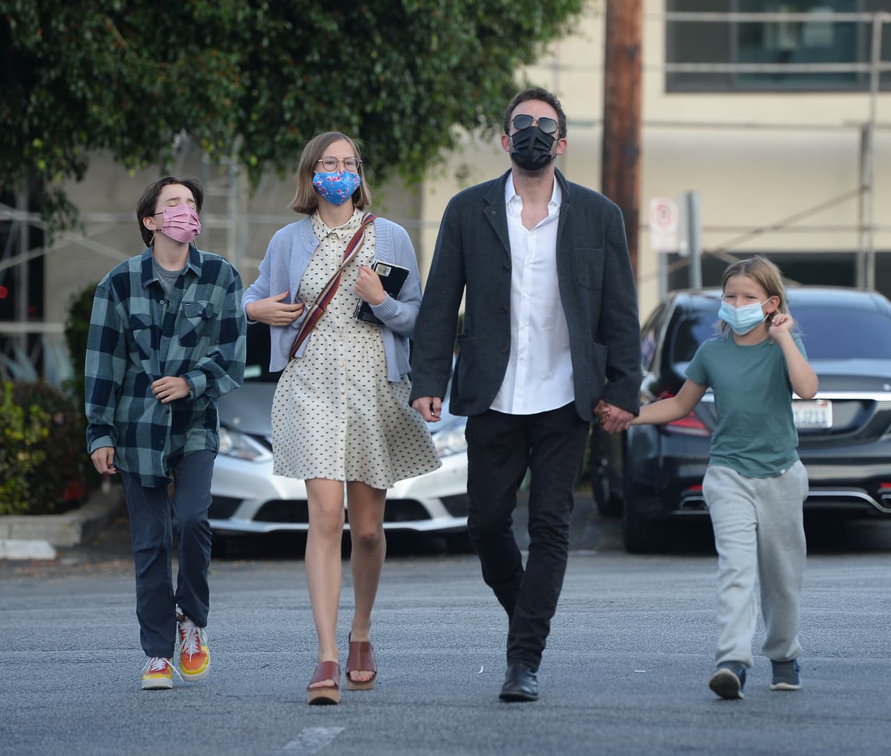 Desde que se confirmó su relación, sus hijos han sido captados conviviendo con ambos actores.