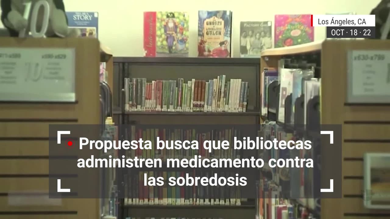 Los Ángeles considera que las bibliotecas puedan administrar medicamentos contra sobredosis