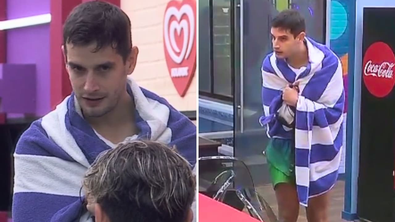 Adrián Marcelo enseña todo: Así reacciona al saber que ya lo vieron desnudo en 'La Casa de los Famosos México'