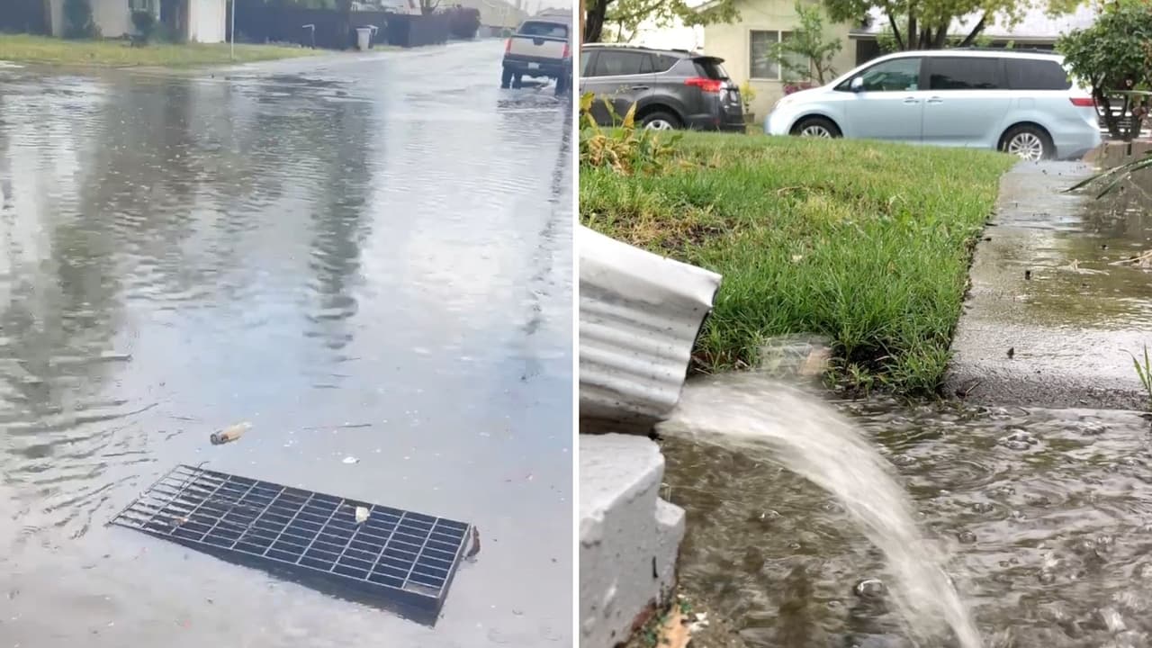 Cuánta lluvia dejó la tormenta en el área de Sacramento, que también trajo granizo y relámpagos
