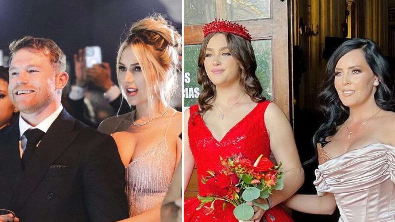 Así fue como Saúl 'Canelo' Álvarez logró 'juntar' a su ex y a su esposa en los XV años de su hija
