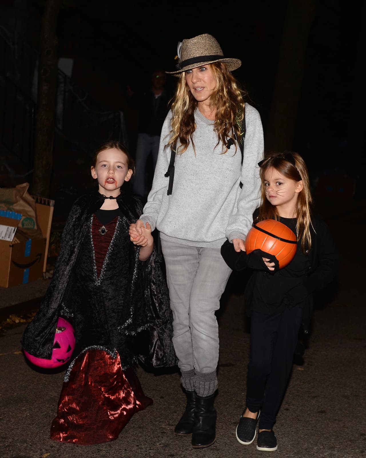 Las pequeñas de 8 años heredaron el estilo de su madre.