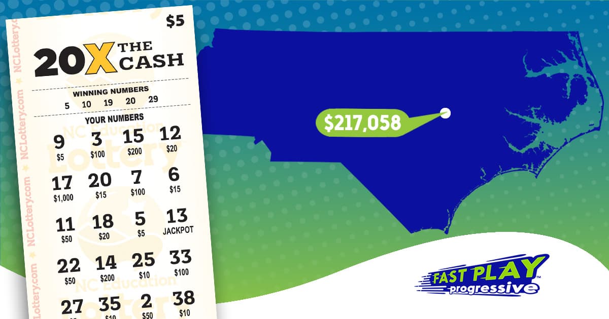 Boleto ganador del sorteo 20X The Cash Fast.