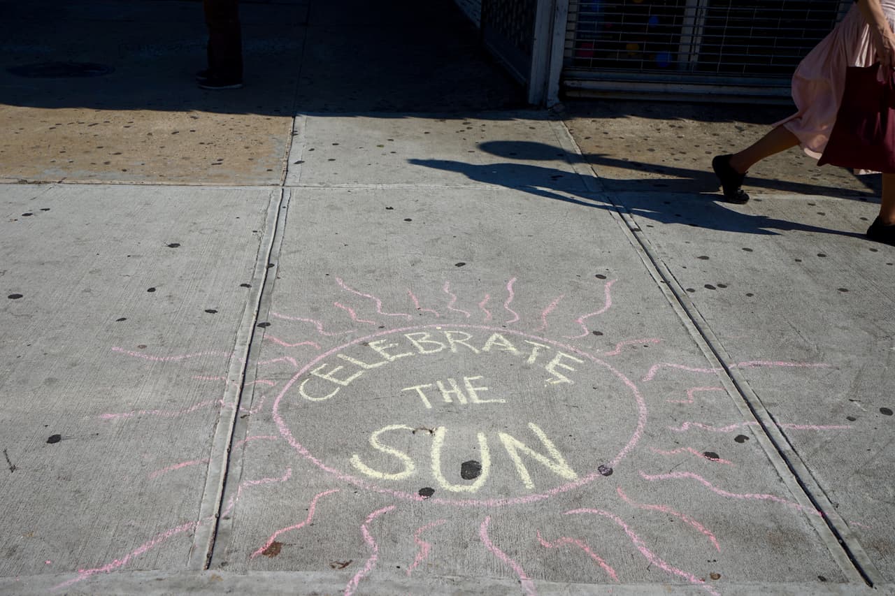 En el Alto Manhattan ya celebran la llegada del verano.