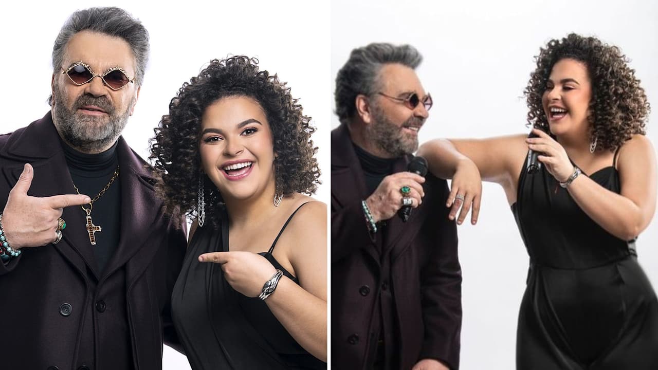 Manuel Mijares y Lucerito.