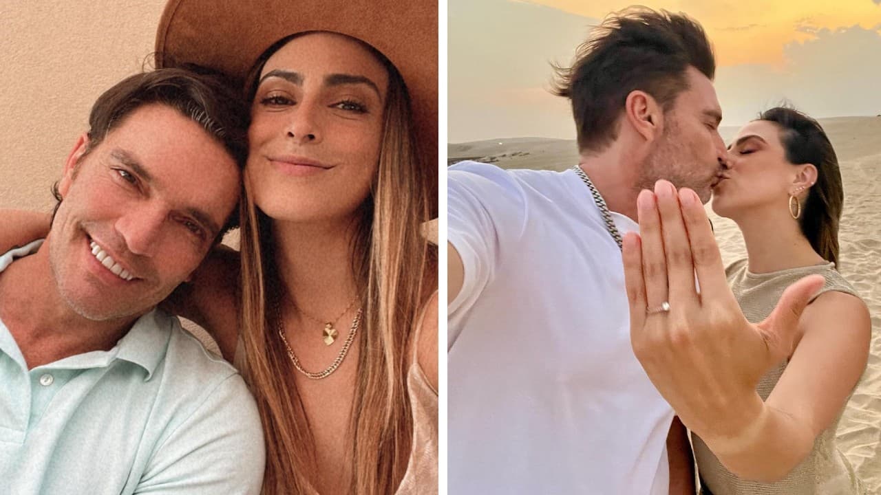 Julián Gil y Valeria Marín se comprometen: el actor le dio el anillo en Qatar