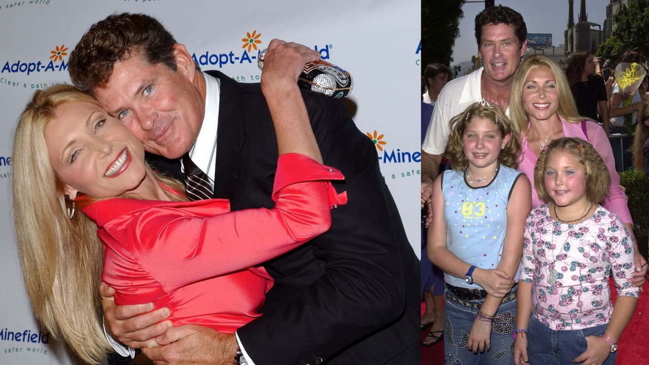 David Hasselhoff y Pamela Bach procrearon a dos hijas, Taylor y Hayley, durante su matrimonio.