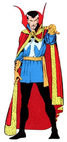 El Doctor Stephen Strange creado por Stan Lee, se convirtió en el Brujo Supremo del universo Marvel, y es un gran mago. En cine, lo interpretó Benedict Cumberbatch.