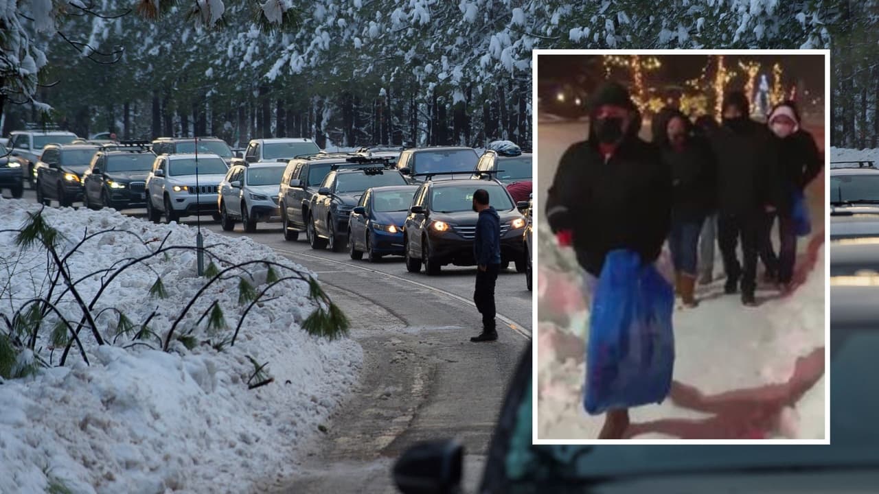 Le salió carísima la habitación de un hotel a familia varada en Lake Tahoe a causa de la nieve