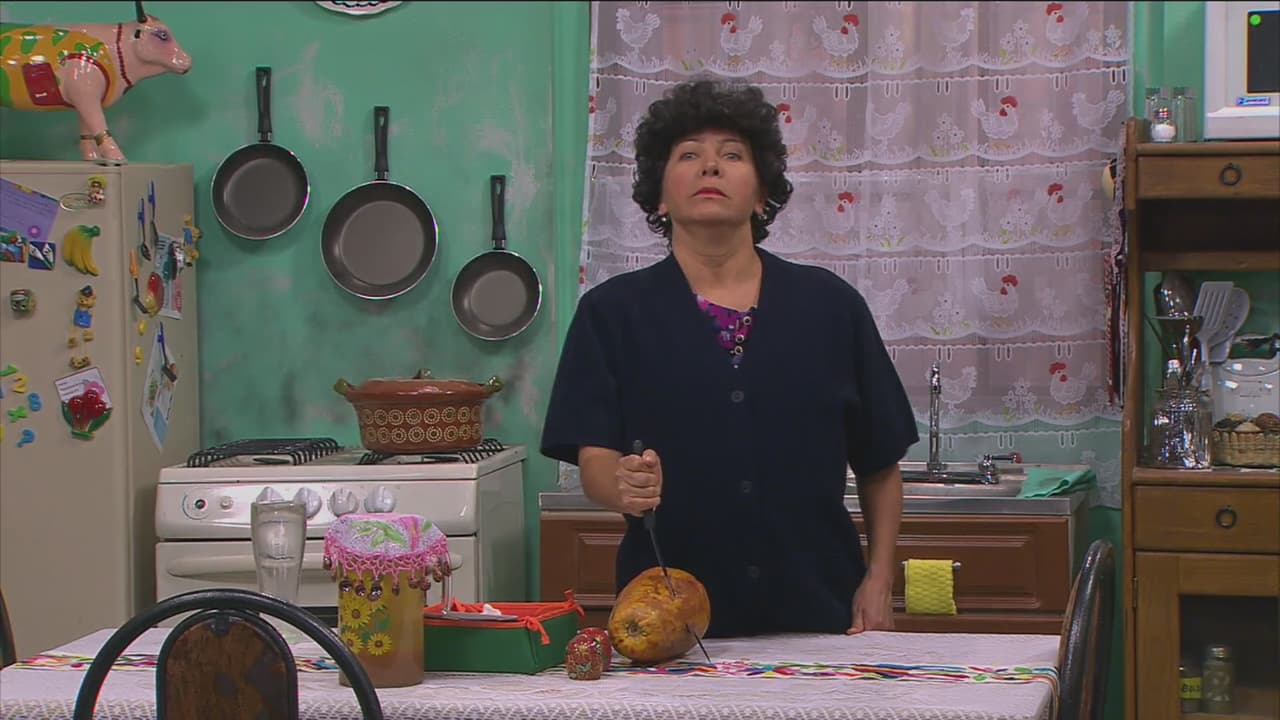 ¡Ahhhhhhh! Doña Lucha, deje ese cuchillo que nos pone nerviosos.