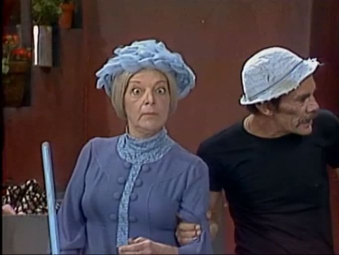 A pesar de que es una tierna mujer a veces sus expresiones son de terror.