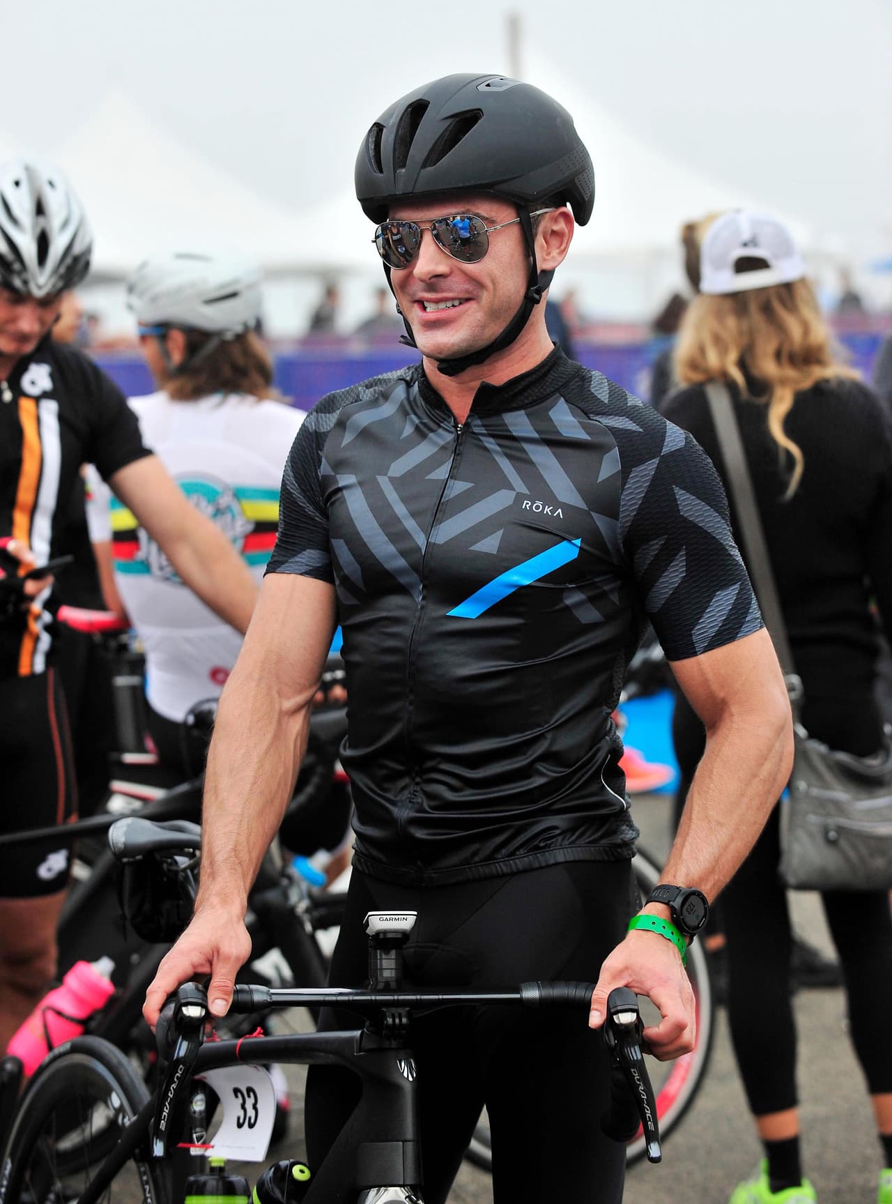 Terminó la competencia con una gran sonrisa en el rostro.