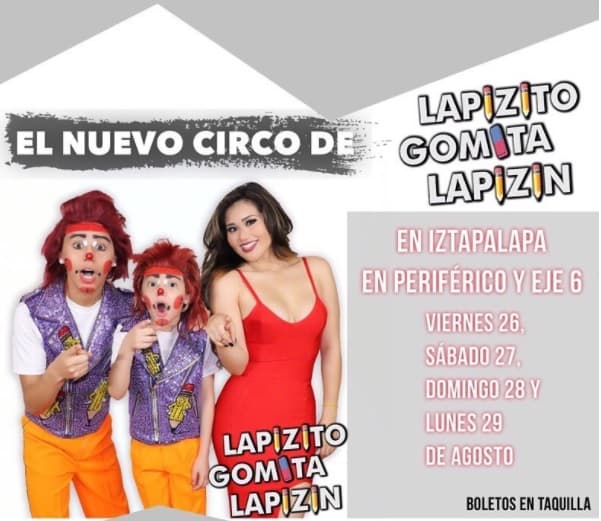 Su éxito fue tal que lograron tener su propio circo en la zona de Iztapalapa, en la Ciudad de México, terminaron la temporada porque se mudaron a Monterrey, México, para continuar con su carrera en televisión.