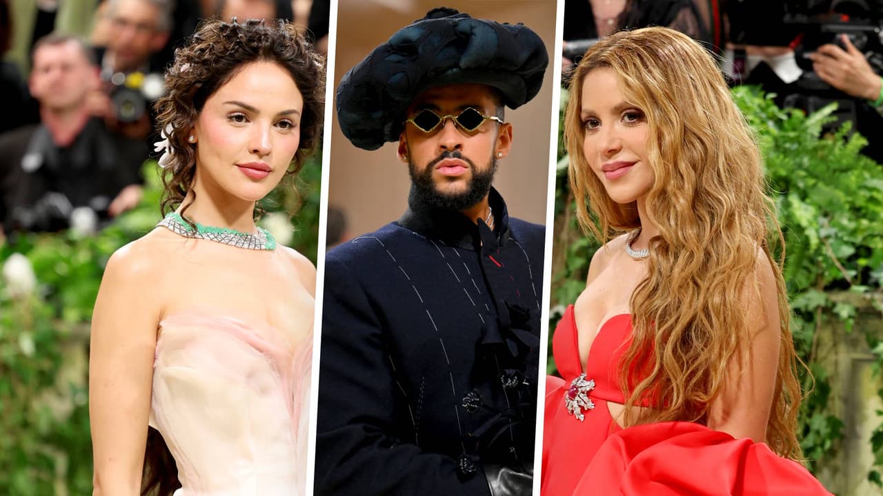 Eiza González, Bad Bunny, Shakira y más latinos que brillaron en la MET Gala 2024