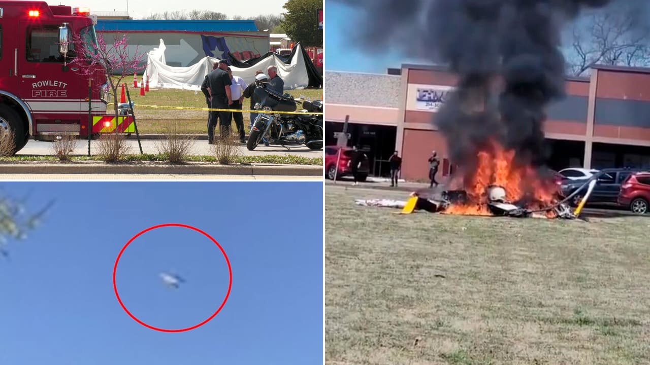 Desplome de helicóptero en Rowlett deja dos muertos, confirman autoridades