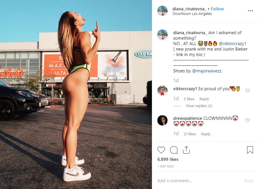 Tanto Diana como Viktor no tuvieron respuesta del cantante, sin embargo, las bromas quedaron grabadas en video.
<br>