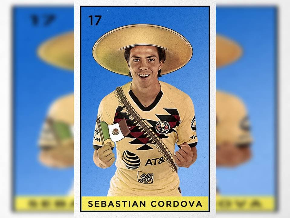 Los jugadores americanistas al estilo de la Revolución Mexicana para conmemorar el 20 de noviembre.