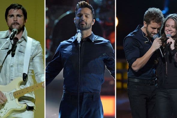 La música pop se hizo presente en los Latin Grammy y fue la encargada de sacar tanto el lado romántico de los asistentes, como sus ganas de bailar.
