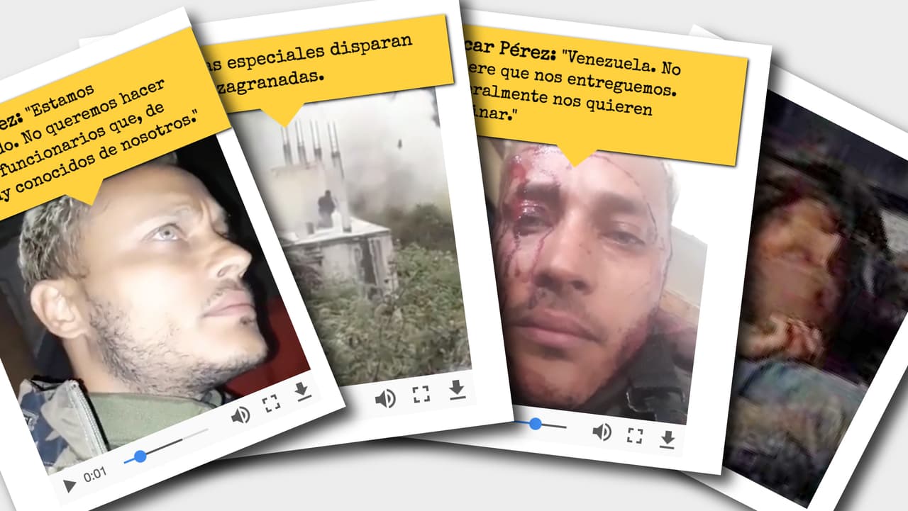 La reconstrucción del ataque en el que murió el policía rebelde venezolano Óscar Pérez, aparentemente después de rendirse
