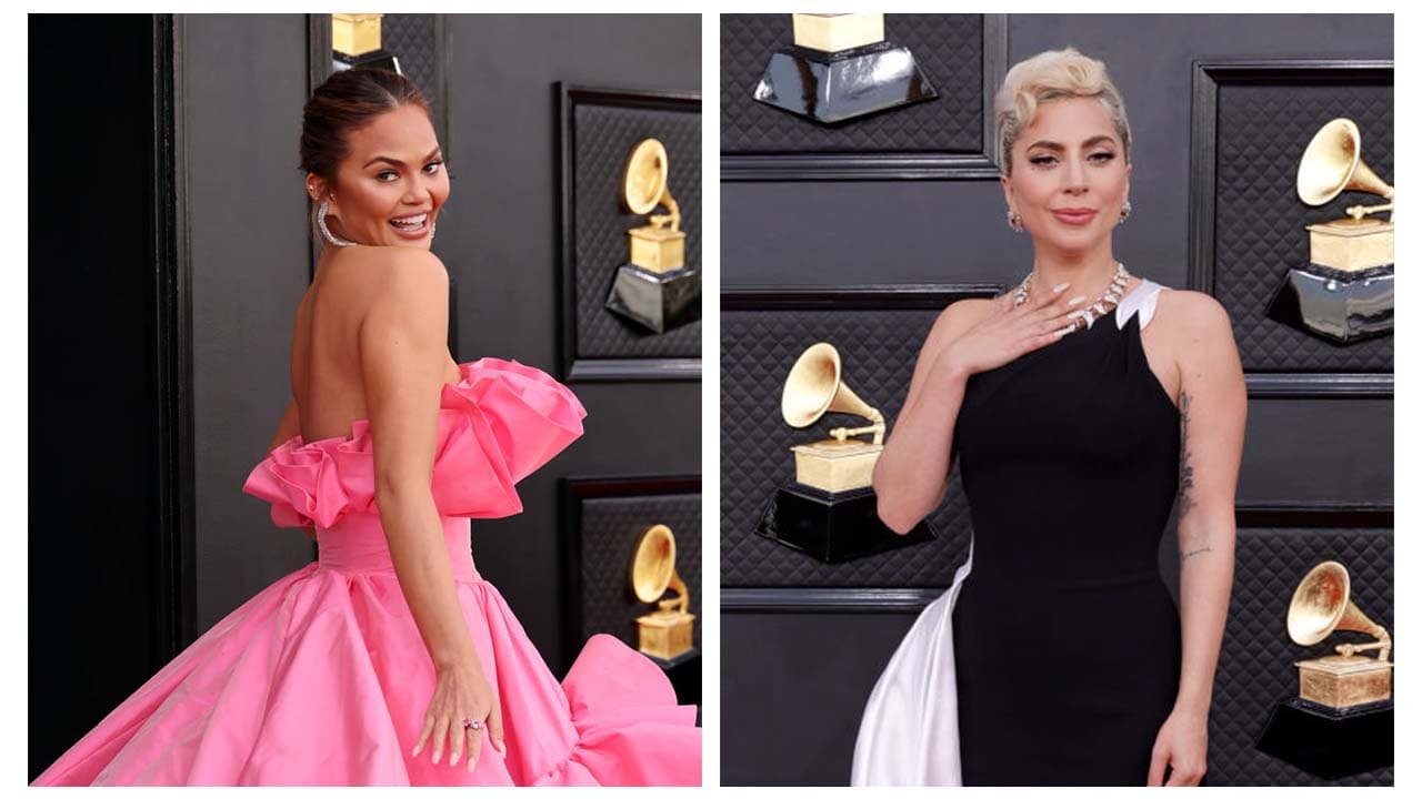 Lady Gaga irradia seguridad y confianza a donde quiera que va, a pesar del bullying que sufrió cuando era niña. Prueba de ello son los distintos looks que mostró durante la gala de los Premios Grammy 2022, donde lució como una princesa. 
<b>Ve el video de arriba</b> para ver sus increíbles vestidos.
<br>