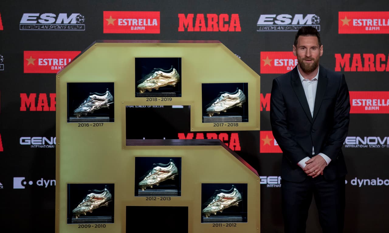 Lionel Messi, ha sido ganador de la Bota de Oro en las temporadas 2009/10, 2011/13 y del 2016 al 2019. En total, con la de este año, ya suma seis galardones.