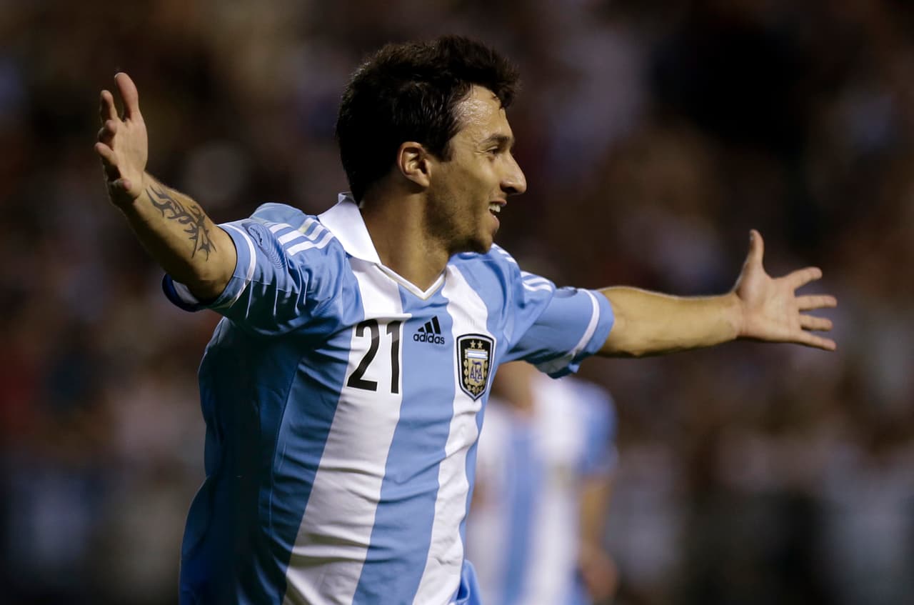 En 2013, el argentino consiguió anotar su doblete con el Sporting Club Internacional con tan solo haber jugado 47 segundos.