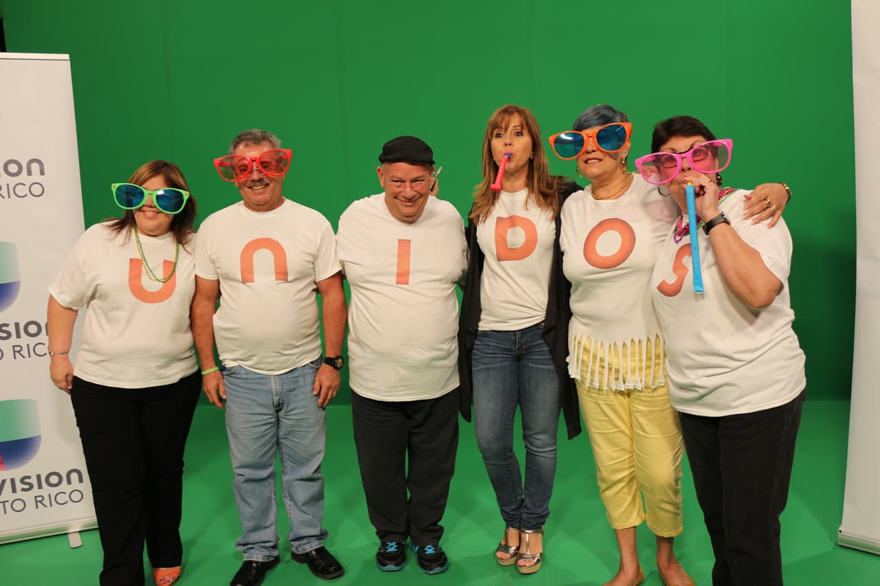 Empleados y talentos de Univision Puerto Rico formaron parte de la campaña.