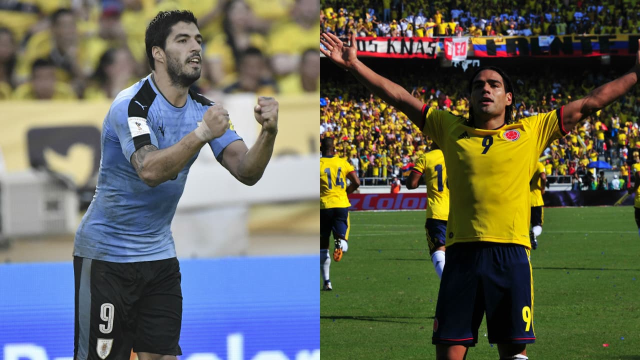 Radamel Falcao y Luis Suárez, los goleadores que cumplen una década con sus selecciones