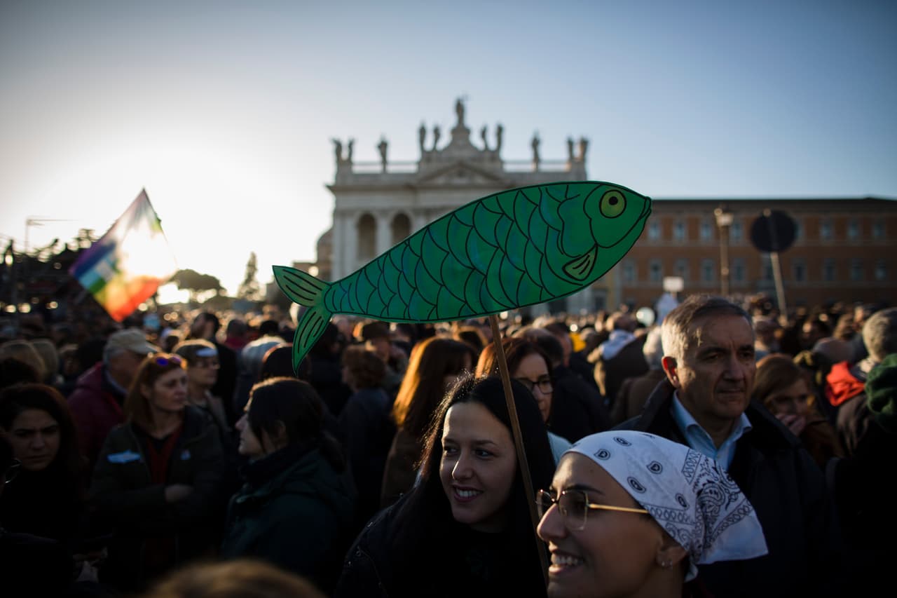 Aunque el movimiento original empezó en la Emilia-Romaña, rápidamente se ha ido extendiendo a otras partes del país.