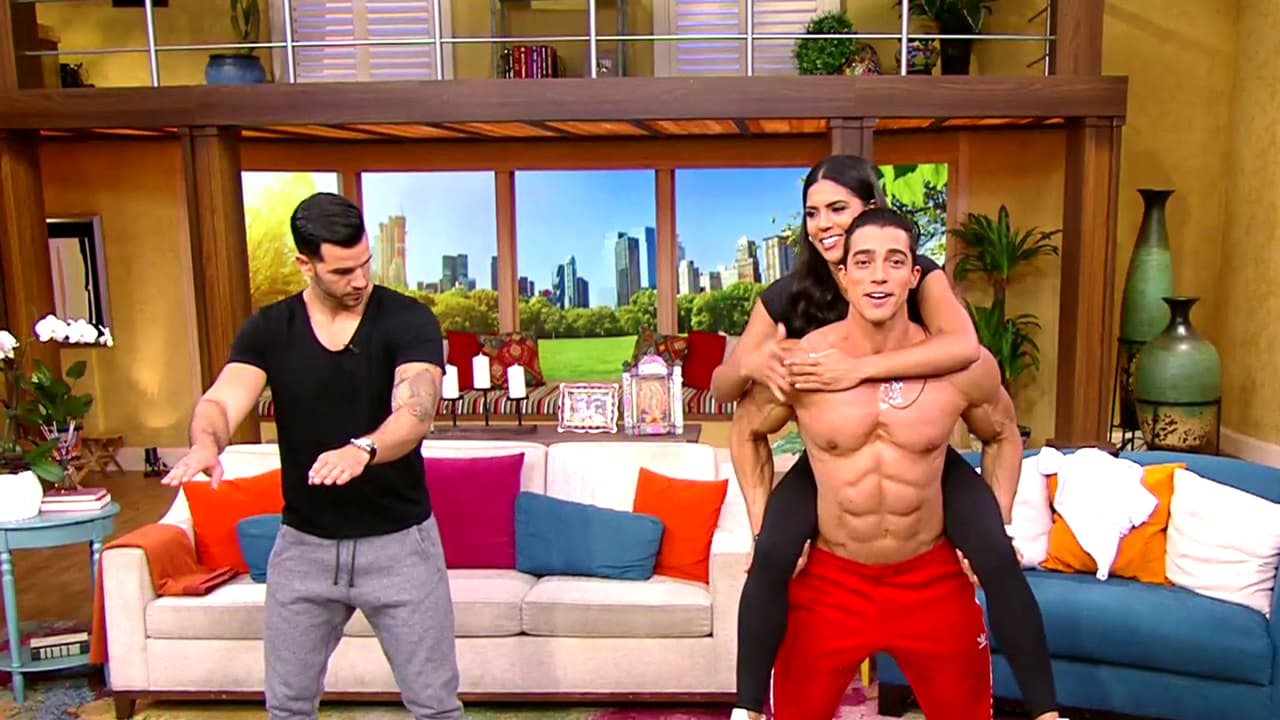 Como podemos ver practicar este ejercicio fue desgastante para la dominicana.