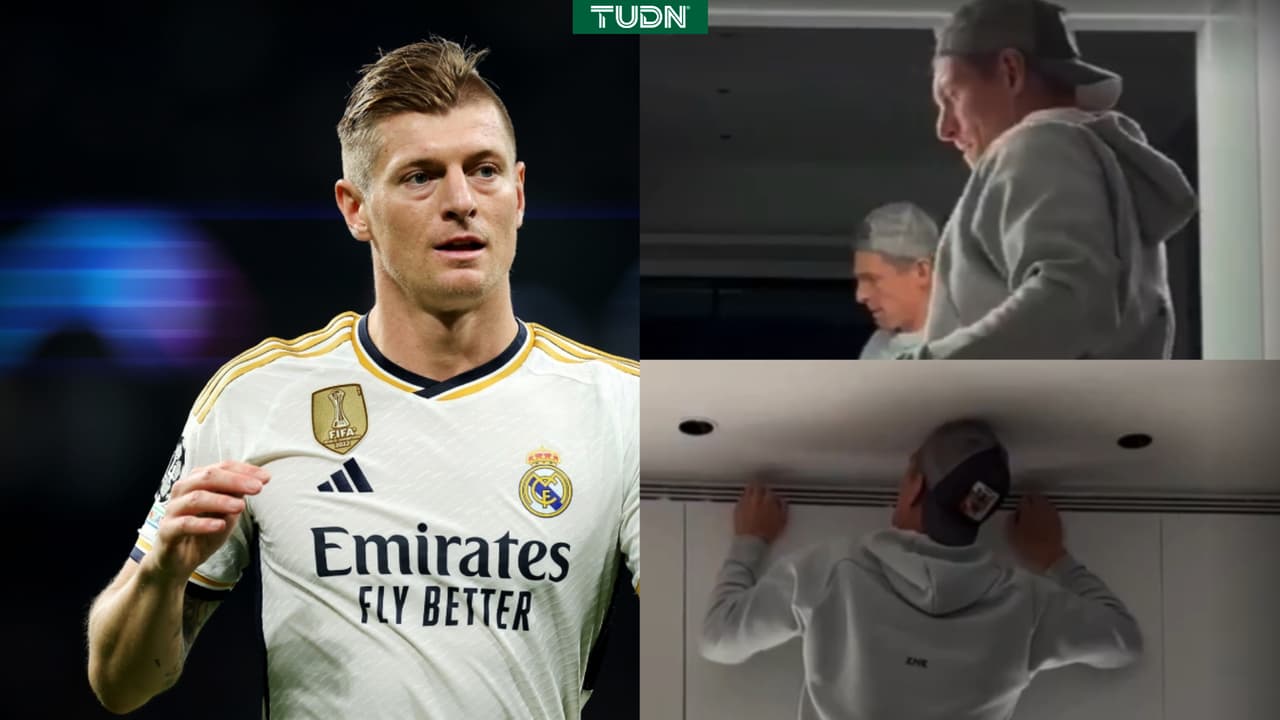 ¡Misión imposible! Toni Kroos le hace a lo Tom Cruise en su casa