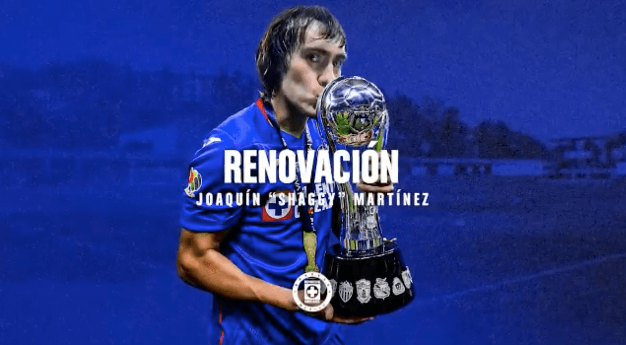 'Shaggy ' Martinez y Cruz Azul, un amor que renovó hasta 2022