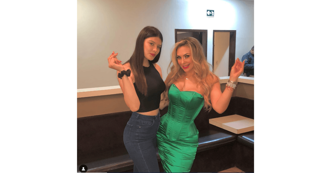 Aracely Arámbula y su sobrina, Abigail
