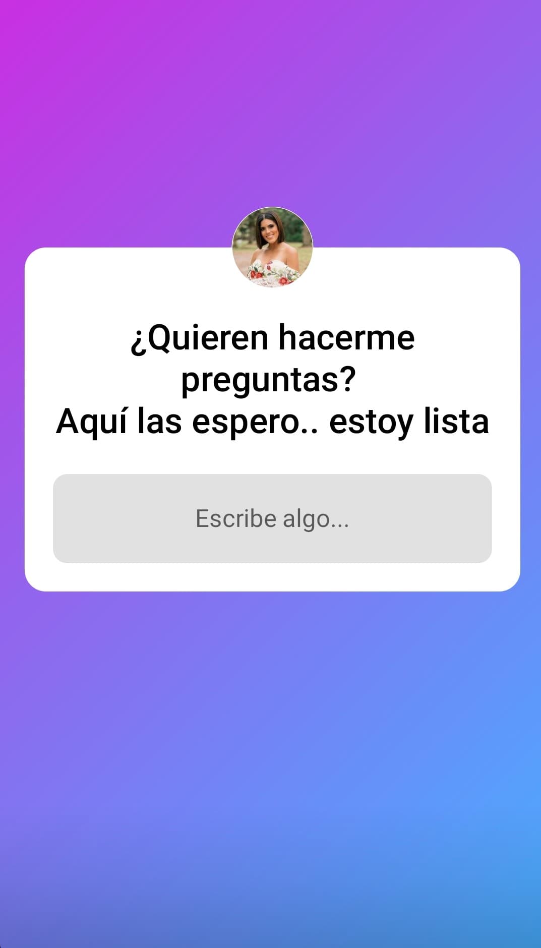 En la recta final de su embarazo, Francisca aprovechó Instagram para lanzar una serie de preguntas y respuestas de todo lo que sus seguidores querían saber.