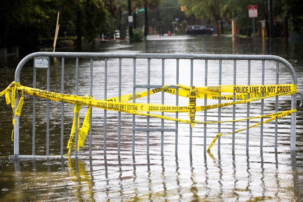 Este martes, la policía cerró el acceso a la avenida Ashley, en 
<b><a href="https://www.univision.com/noticias/meteorologia/tormenta-tropical-debby-lluvias-torrenciales-peligro-inundaciones-sureste-estados-unidos-muertos-florida-georgia-carolinas" target="_blank">Charleston</a></b>, porque la inundación ponía en riesgo a conductores.
