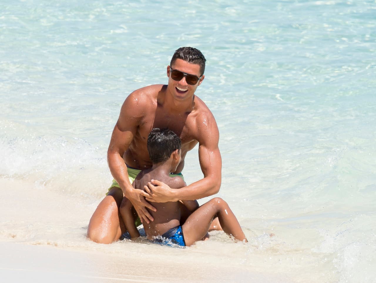 Sin duda el pequeño se robó el show.