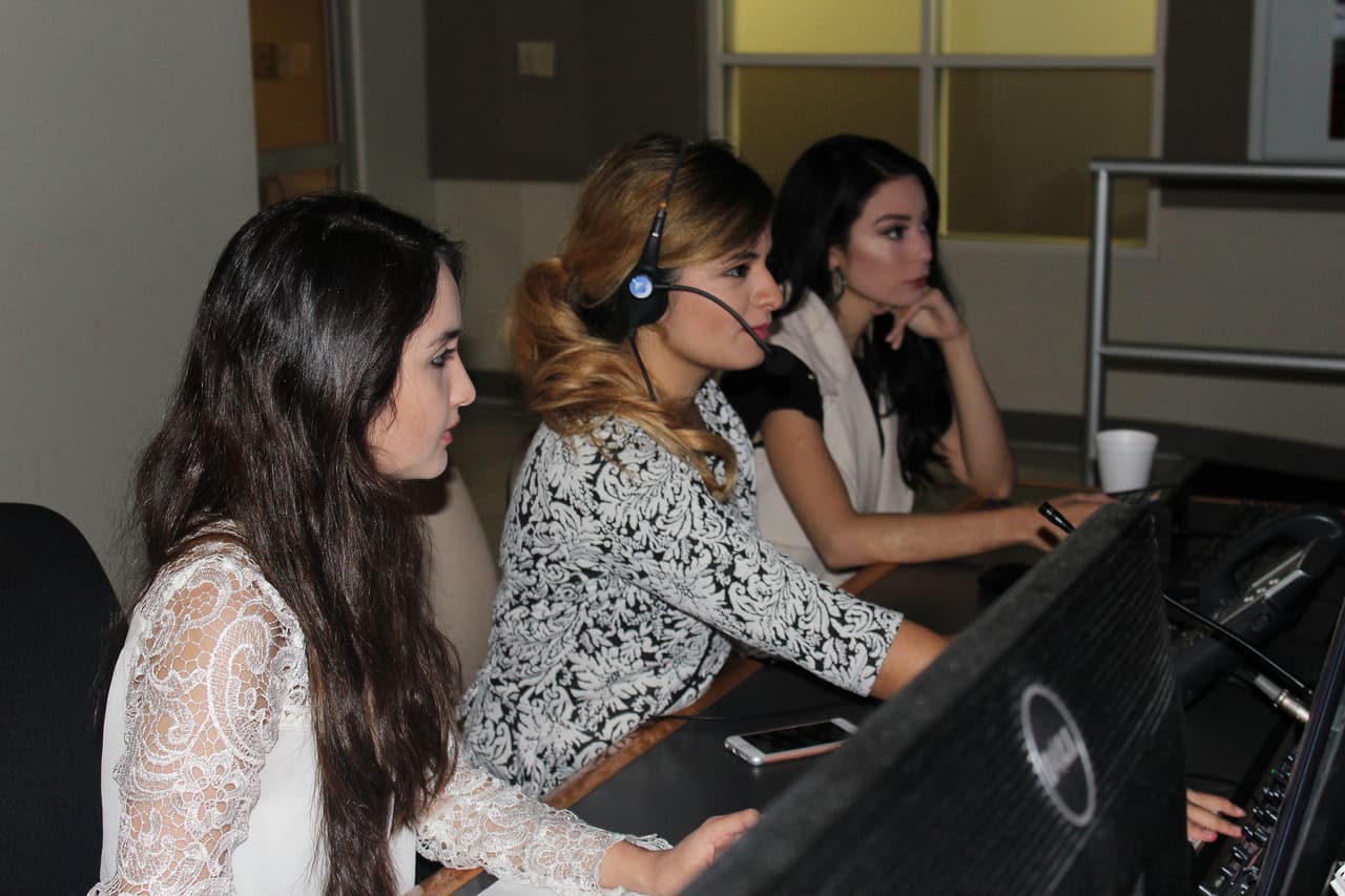 Lariza Moreno, Maritza Esquivel y Anahí Perez listas para la grabación de Proyecto U.