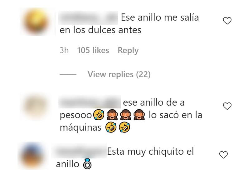 Pero el actor también fue criticado por algunos que consideran que el anillo de compromiso "está muy chiquito".
<br>