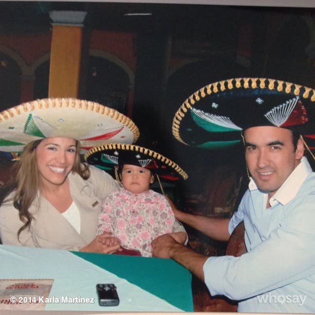 En esta imagen vemos a la feliz familia vacacionando en Guadalajara, México. Antonella estaba a punto de cumplir su primer año de vida y Michaella se encontraba en el vientre de nuestra presentadora.