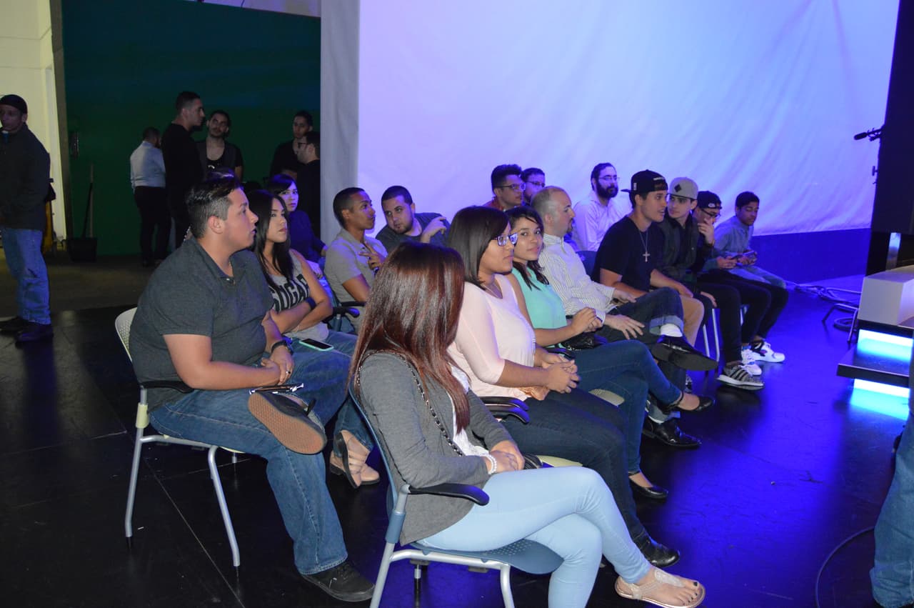 Así transcurrieron parte de las grabaciones del especial con Silverio Pérez y Suzette Bacó.