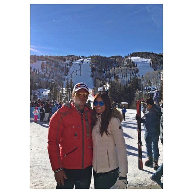 A finales de 2015 pasó unas vacaciones en la nieve junto a su amor.