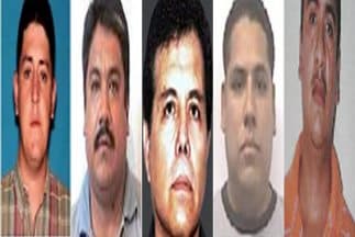 Los cinco narcos más buscados por la Justicia mexicana.