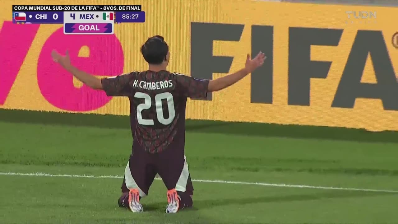 ¡Humillación total! Camberos firma doblete y la goleada del Tri a Chile