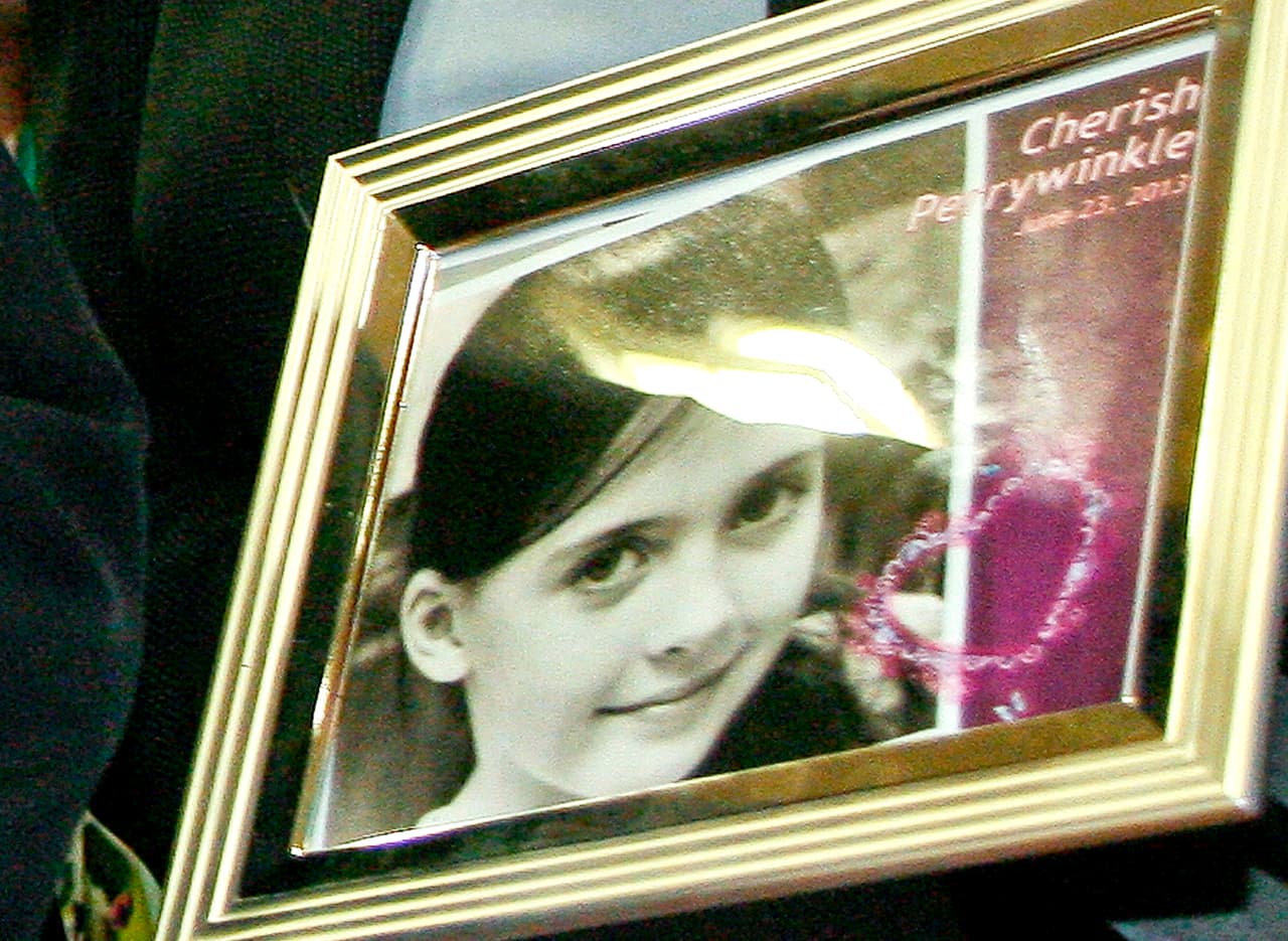 <b>Cherish Perrywinkle, 8 años. </b>La niña fue encontrada muerta en Jacksonville el 22 de junio de 2013. Las autoridades creen que fue secuestrada y asesinada por un delincuente sexual registrado. Donald J. Smith, de 56 años, fue acusado de secuestrar a la pequeña en una tienda Walmart y de matarla poco después.