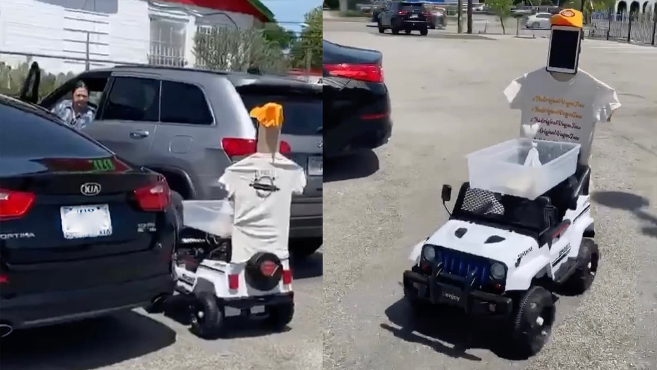 Crean robot para entregar comidas en restaurante de Dallas en medio de la pandemia del coronavirus