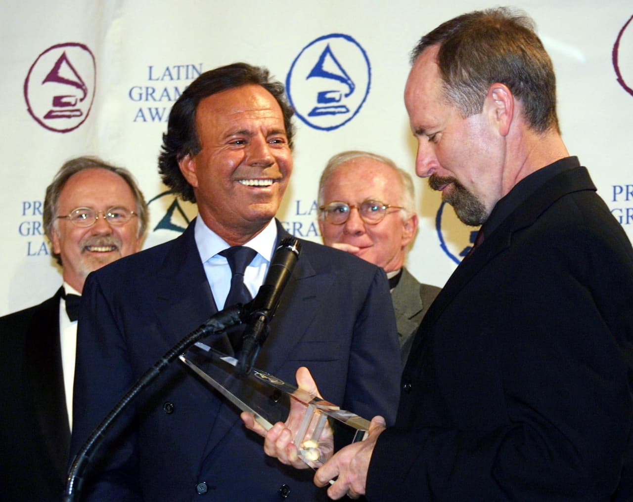 Así de feliz se veía el cantante español.