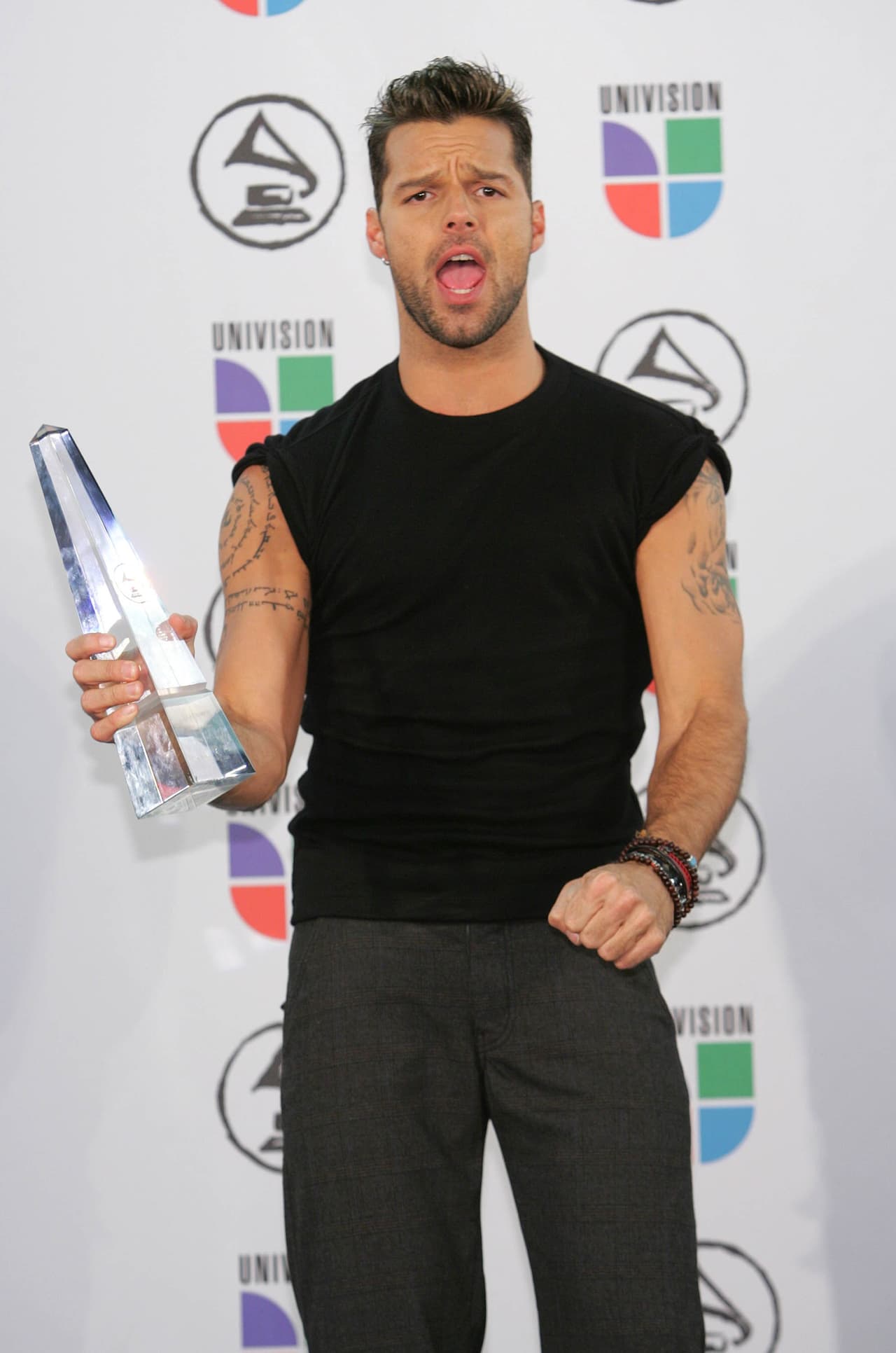 Para la séptima entrega de Latin GRAMMY, la academia distinguió a Ricky Martin como Persona del Año 2006.